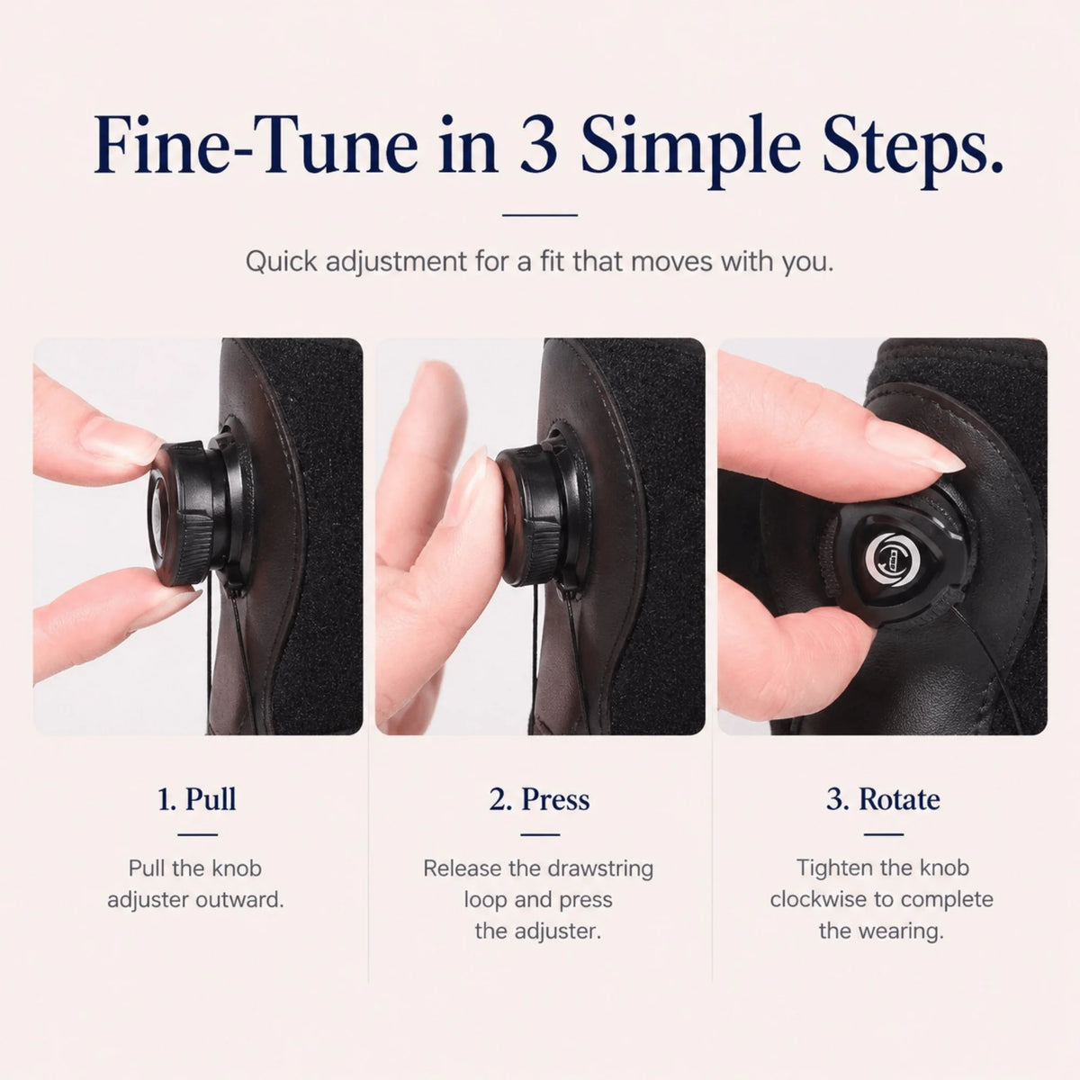 Foot Drop Brace Dial Tension Open Heel Silicone Grips