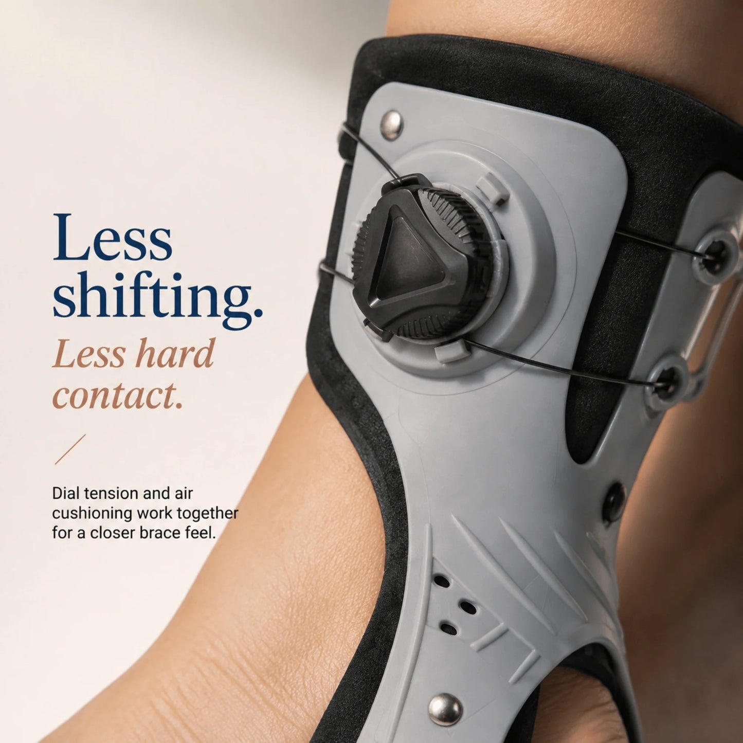 Foot Drop Brace Rotary Dial & Inflatable Airbag