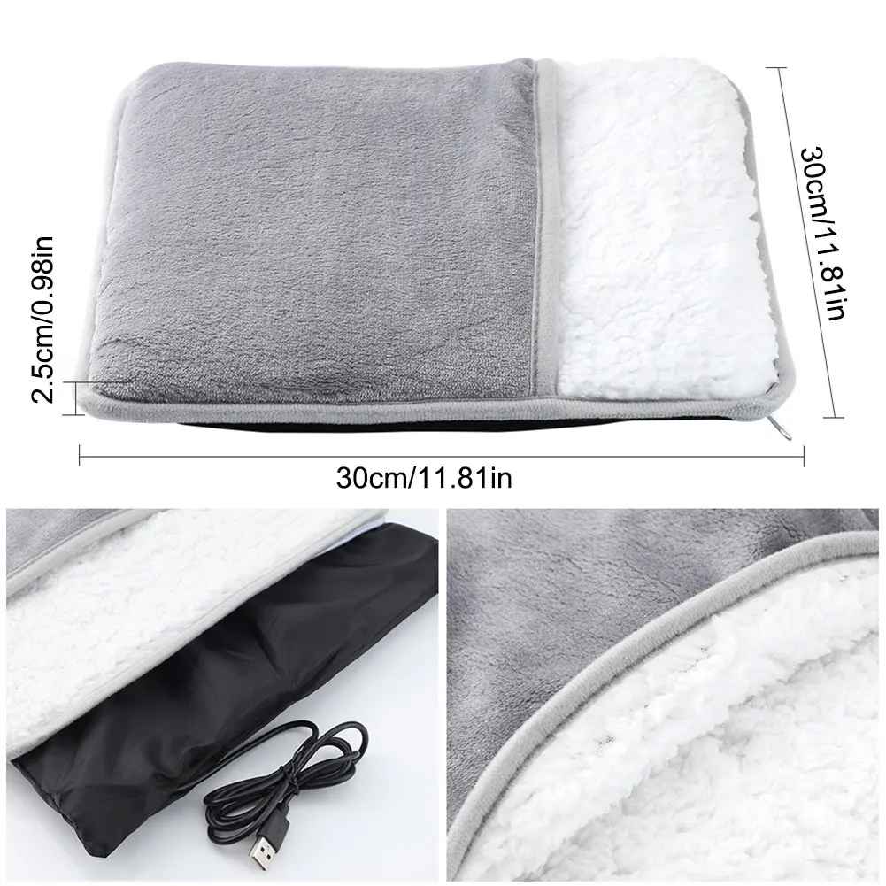 Foot Heating Pad Electric Plug-In Steady Warmth