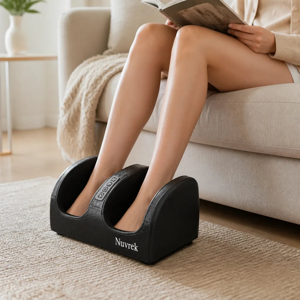 Foot & Leg Massager Cordless Deep Kneading Heat Therapy