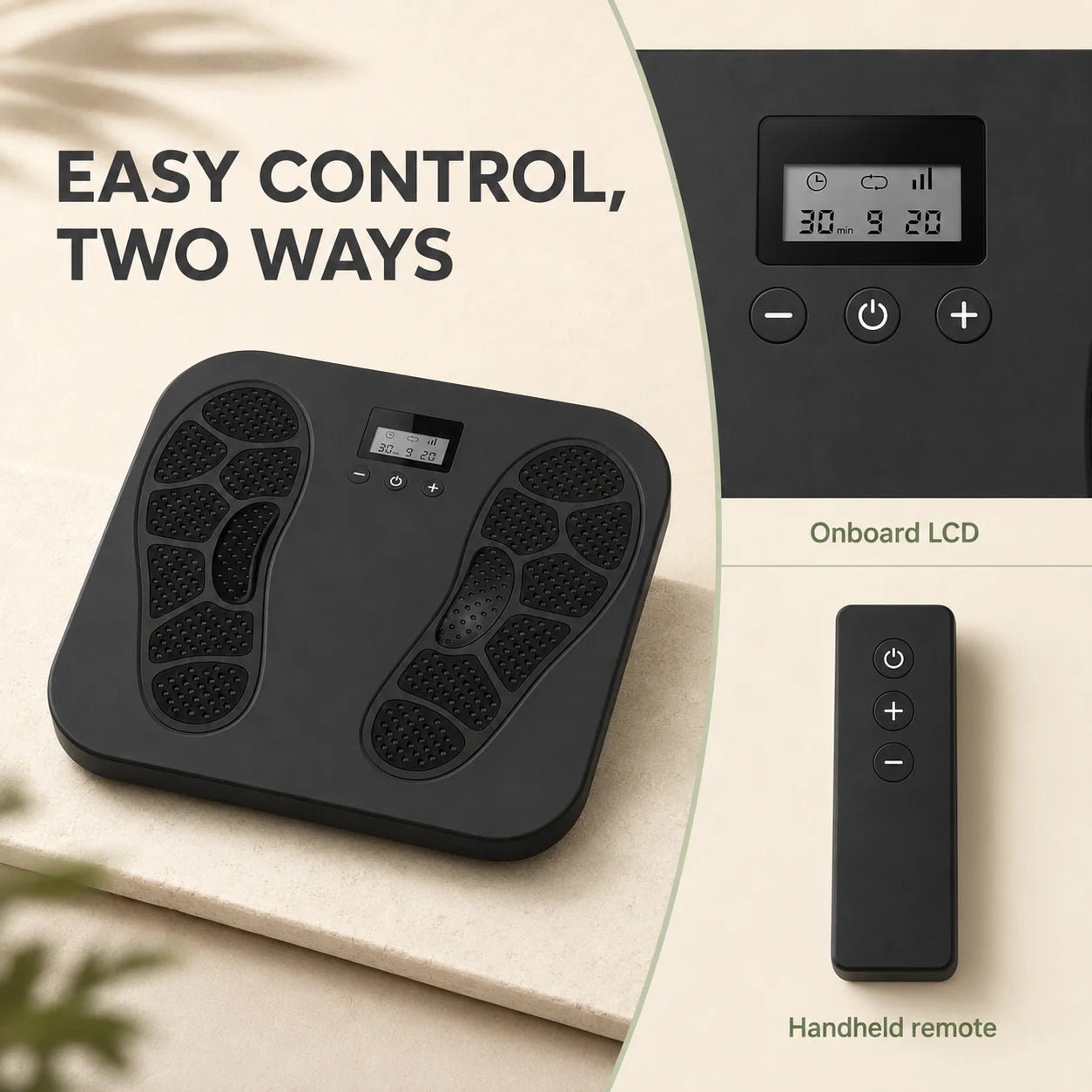 Foot Massager EMS & TENS Wireless & Rechargeable
