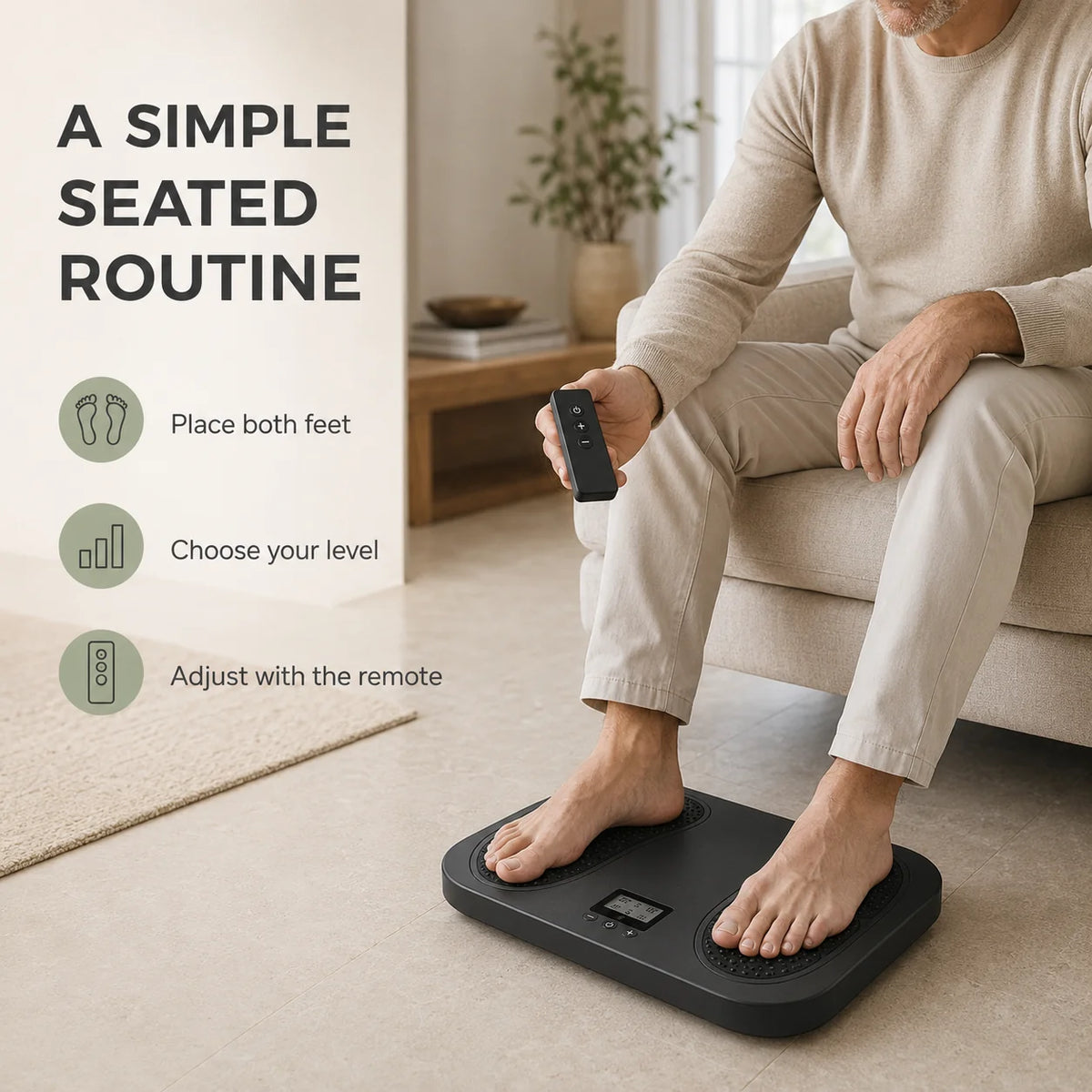 Foot Massager EMS & TENS Wireless & Rechargeable