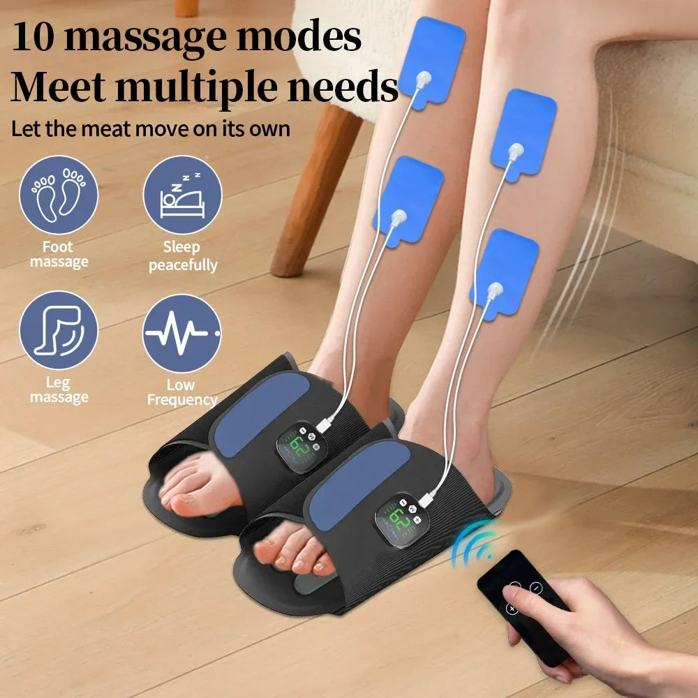 Foot Massager EMS Wireless Remote USB-C Rechargeable