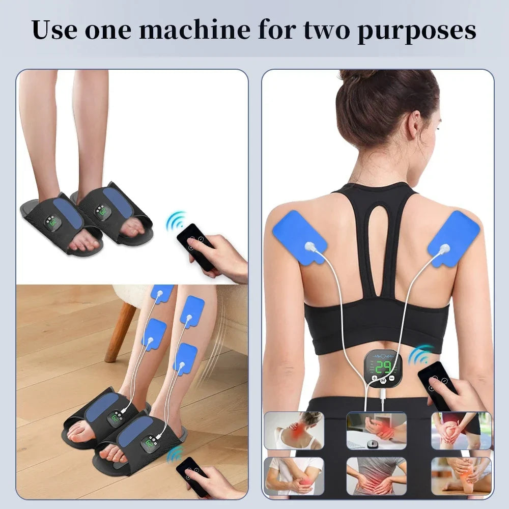 Foot Massager EMS Wireless Remote USB-C Rechargeable