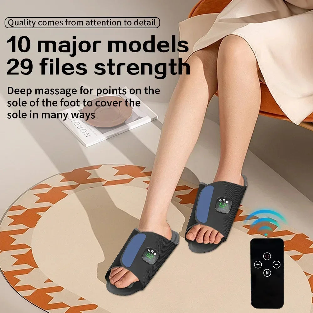 Foot Massager EMS Wireless Remote USB-C Rechargeable