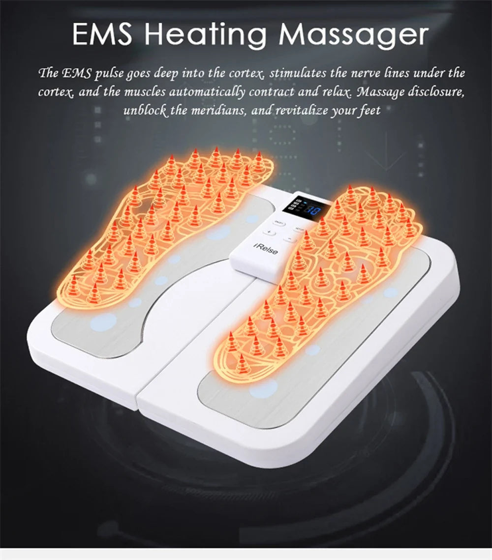 Foot Massager Mat EMS & TENS 3 Heat Levels