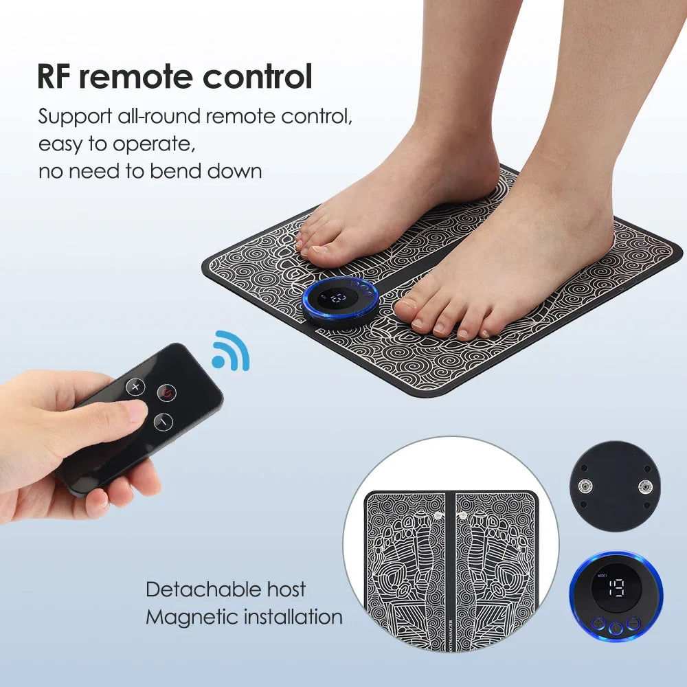 Foot Massager Mat EMS & TENS USB Rechargeable
