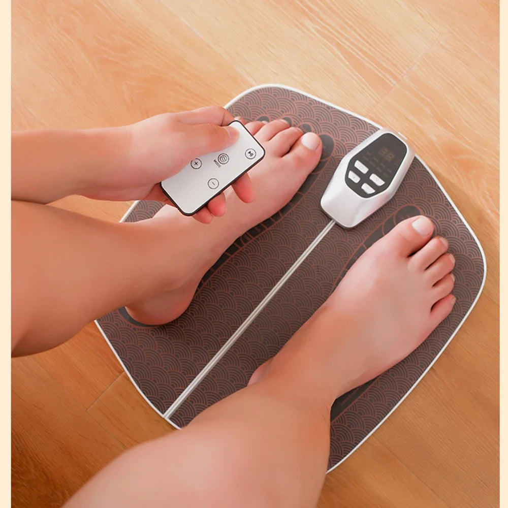 Foot Massager Pad EMS 32 Intensity Levels Remote