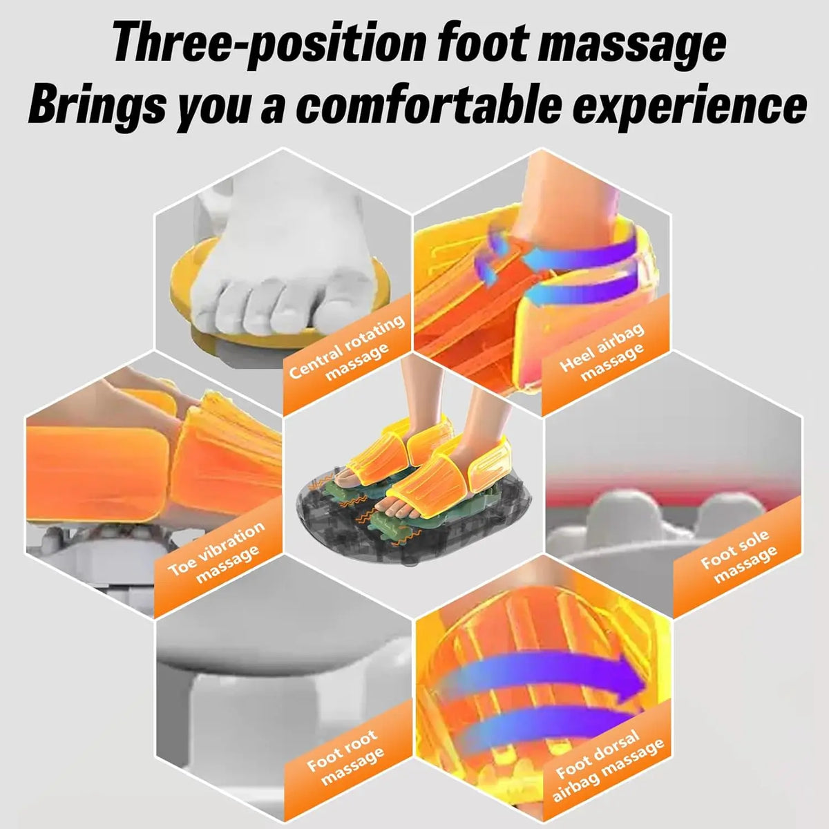 Foot Massager Shiatsu Deep Kneading & Air Compression