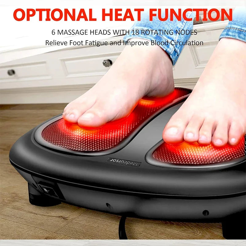 Foot Massager Shiatsu Deep-Kneading & Infrared Heat