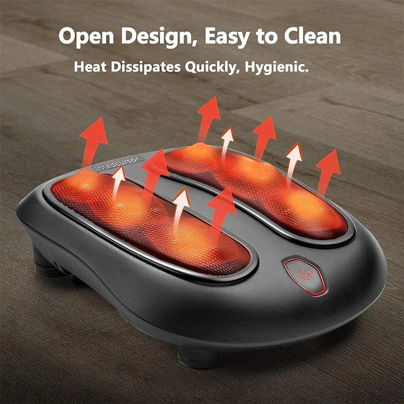 Foot Massager Shiatsu Deep-Kneading & Infrared Heat