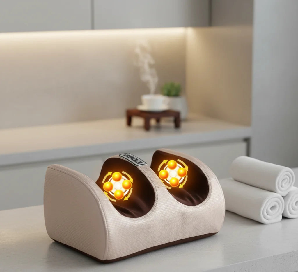 Foot Massager Shiatsu & Heat Hands-Free