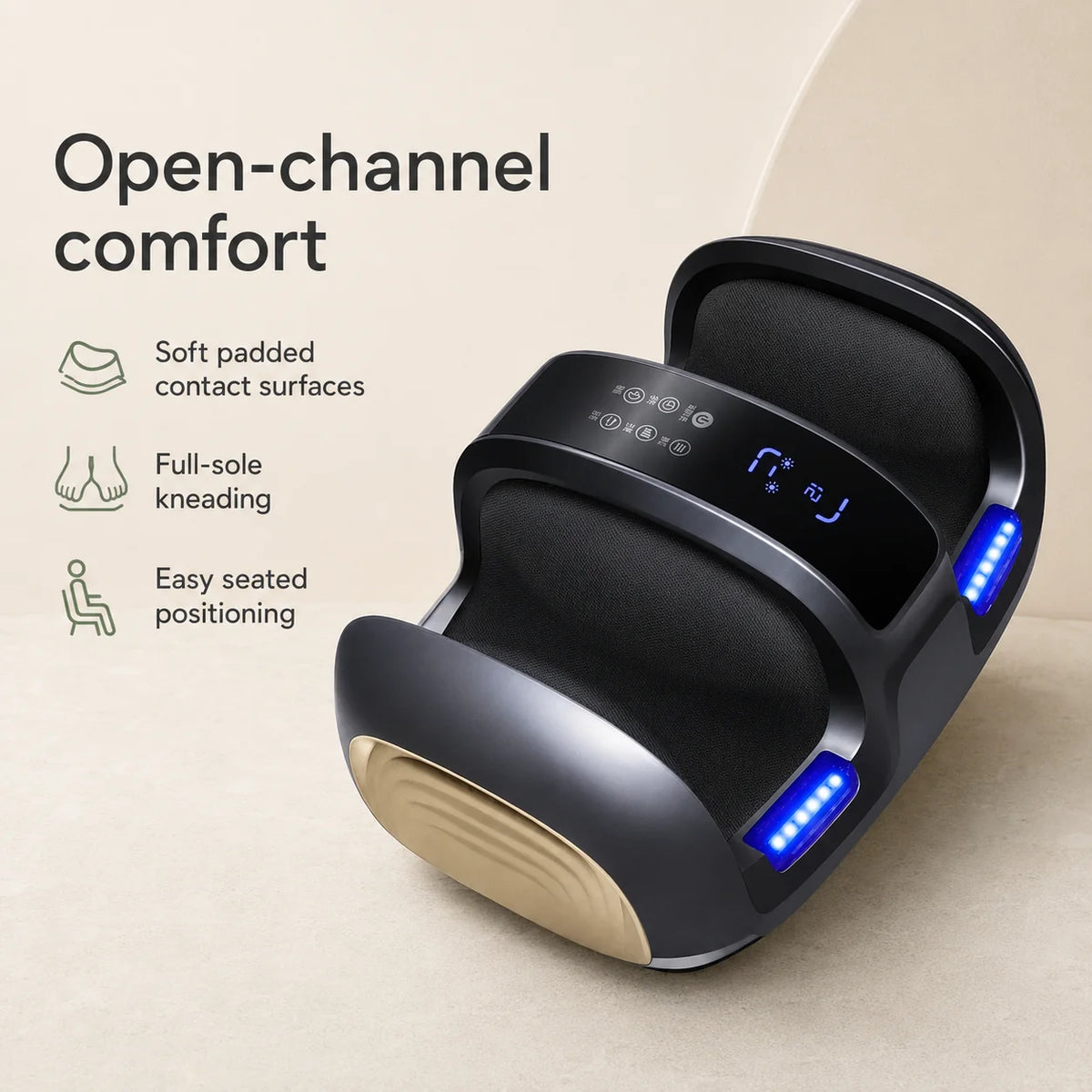 Foot Massager Shiatsu Heated Remote & Touch Controls