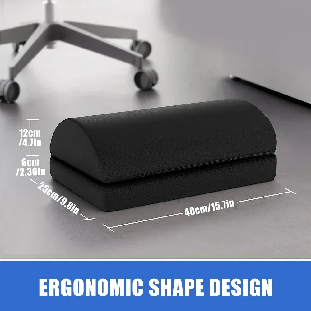 Foot Rest Memory Foam Two Heights Non-Slip Base