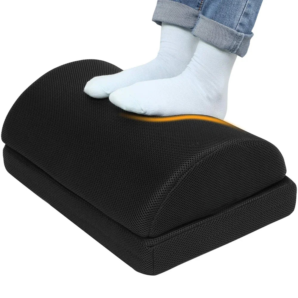 Foot Rest Memory Foam Two Heights Non-Slip Base
