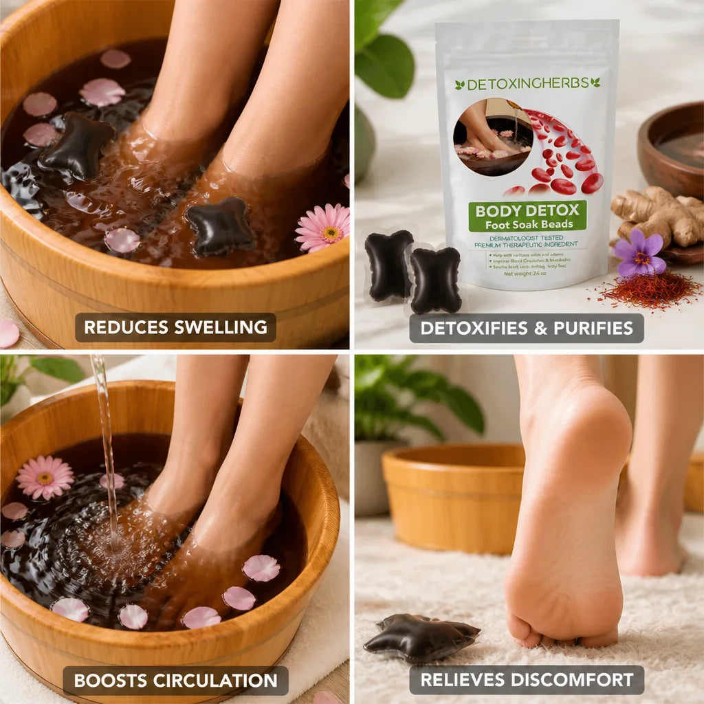 Foot Soak Beads Herbal Detox Reduces Swelling