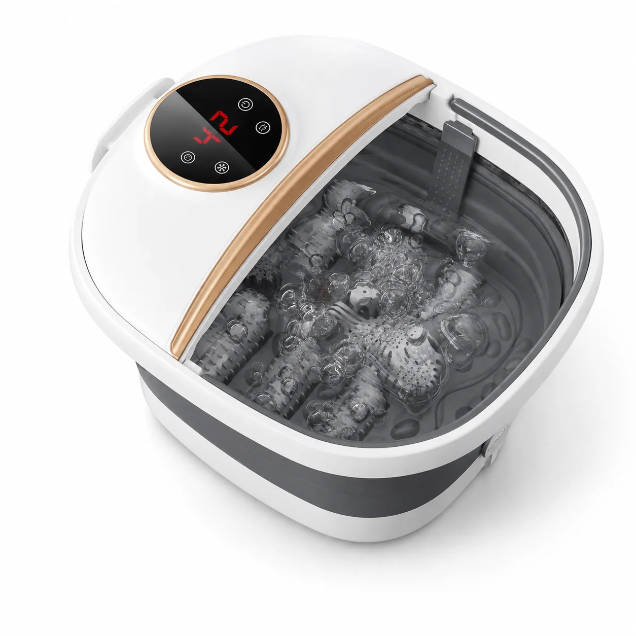 Foot Spa Foldable Heated Six Rollers