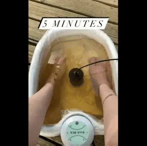 Foot Spa Ionic Detox Energy Boost Compact