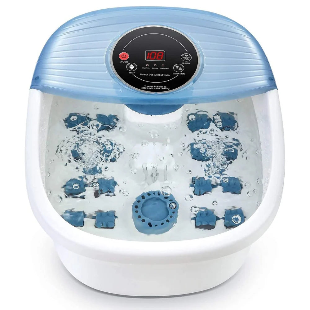 Foot Spa Massager Temperature Control & Bubble Bath