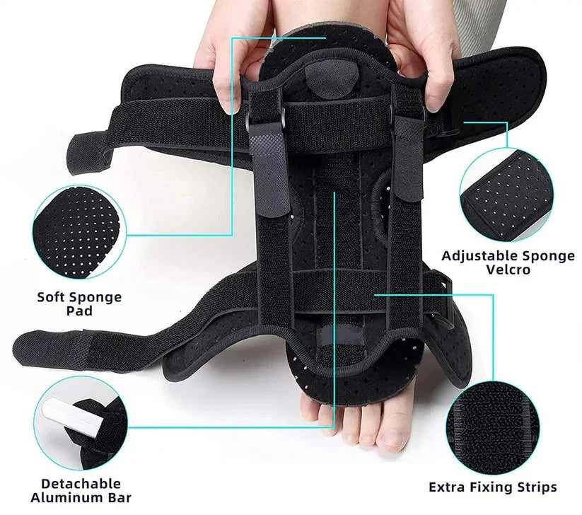 Foot Support Brace Adjustable Breathable Night Support