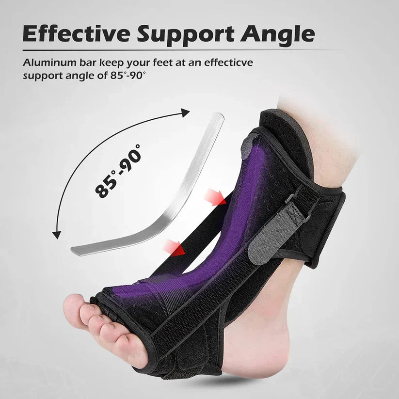 Foot Support Brace Adjustable Breathable Night Support
