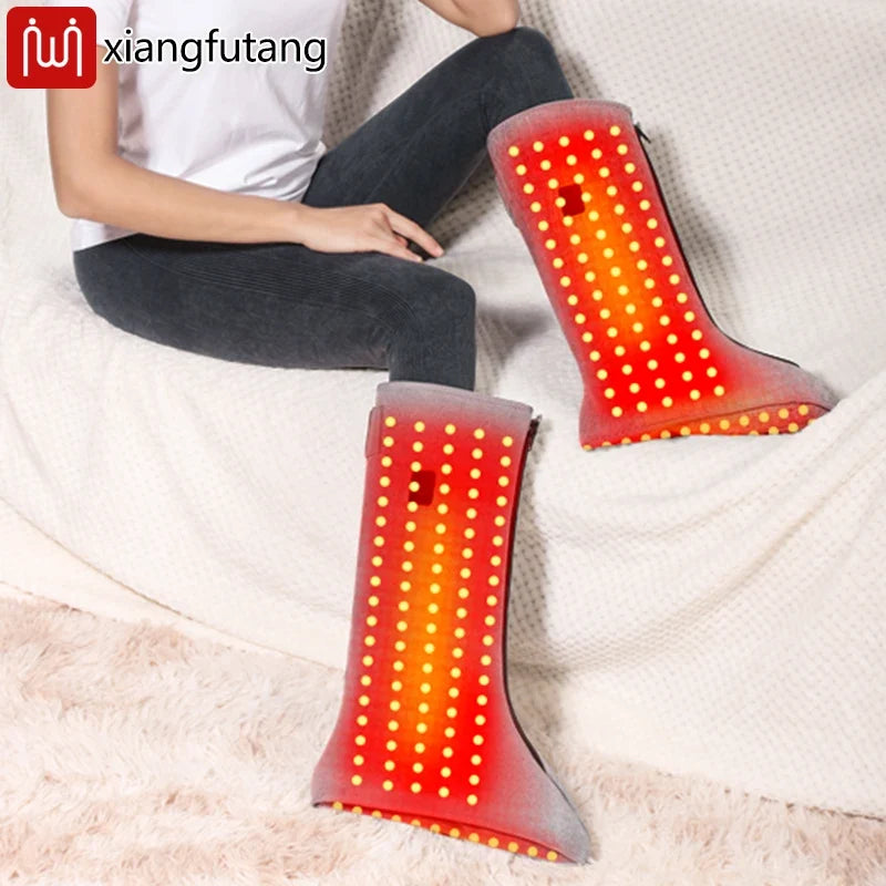 Foot Wrap Red Light Therapy & Vibration 3 Heat Levels