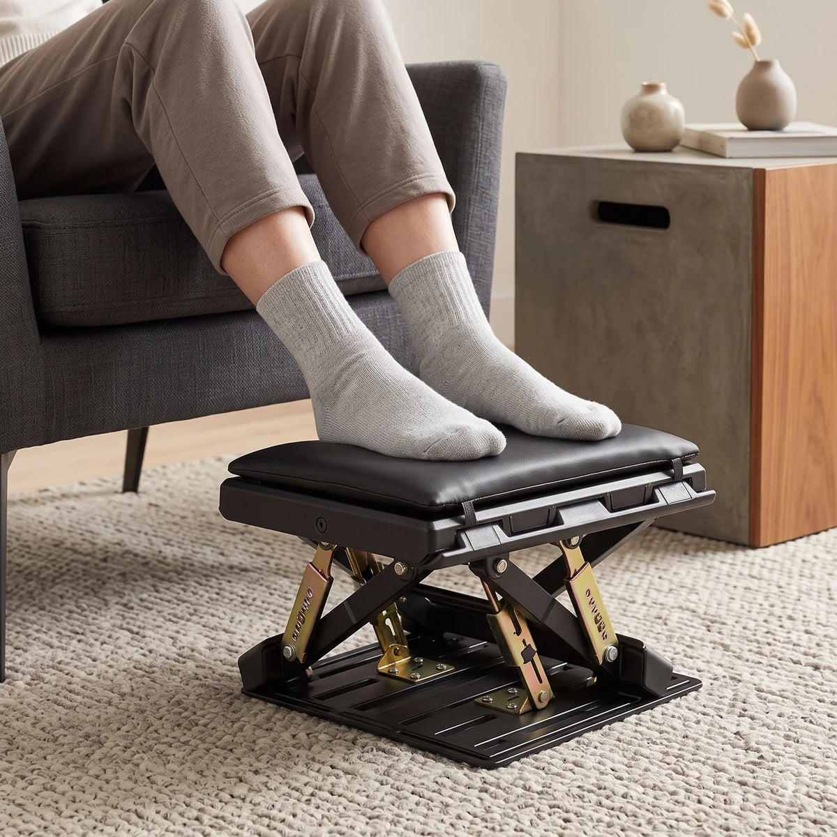 Footrest Adjustable Multi-Position Cushioned