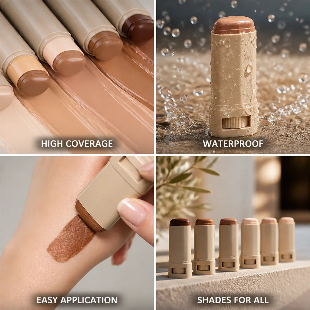 Foundation Stick Creamy High Coverage Waterproof
