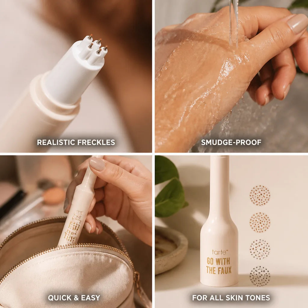 Freckle Stamp Pen Three-Point Applicator Smudge-Proof Vegan