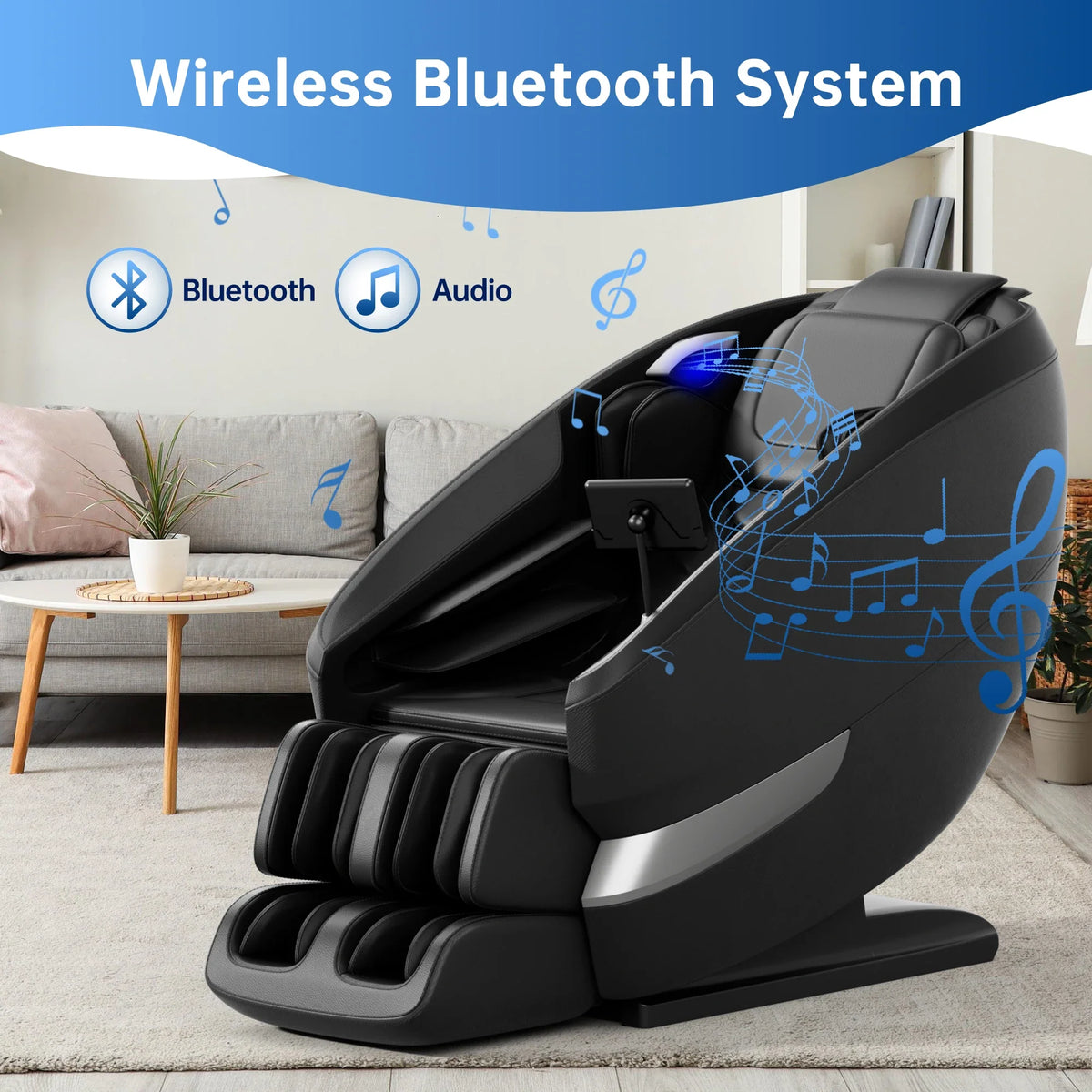 Full-Body Massage Chair 18 Bionic Rollers & Heat Therapy