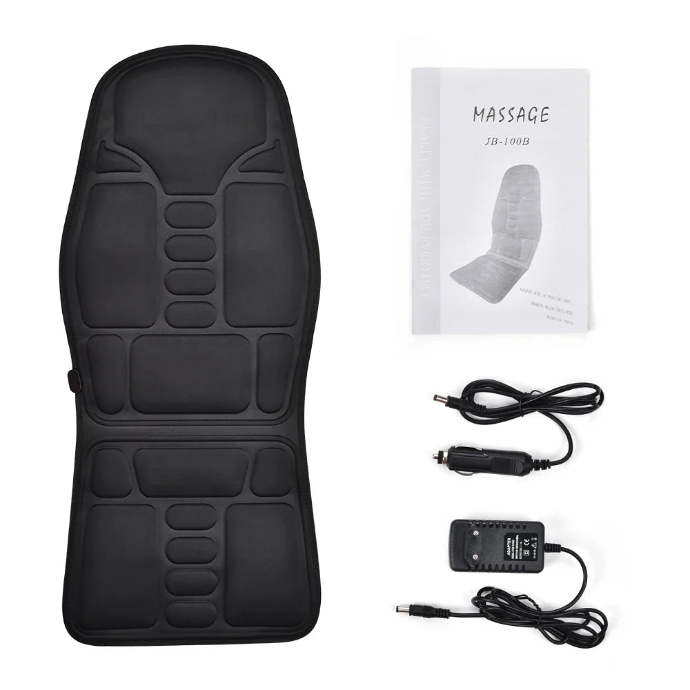 Full-Body Massage Cushion 7-Motor Vibration & 3 Heat Zones