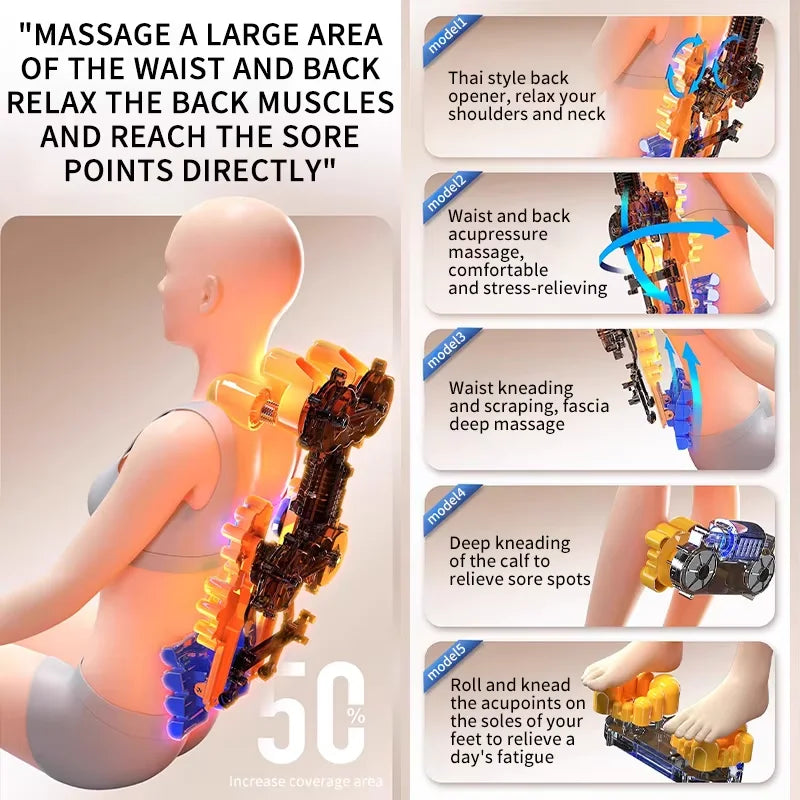 Full Body Massage Cushion 8D Kneading & Heat Therapy