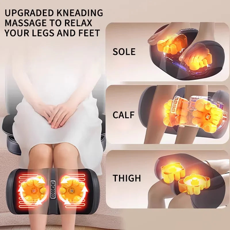 Full Body Massage Cushion 8D Kneading & Heat Therapy
