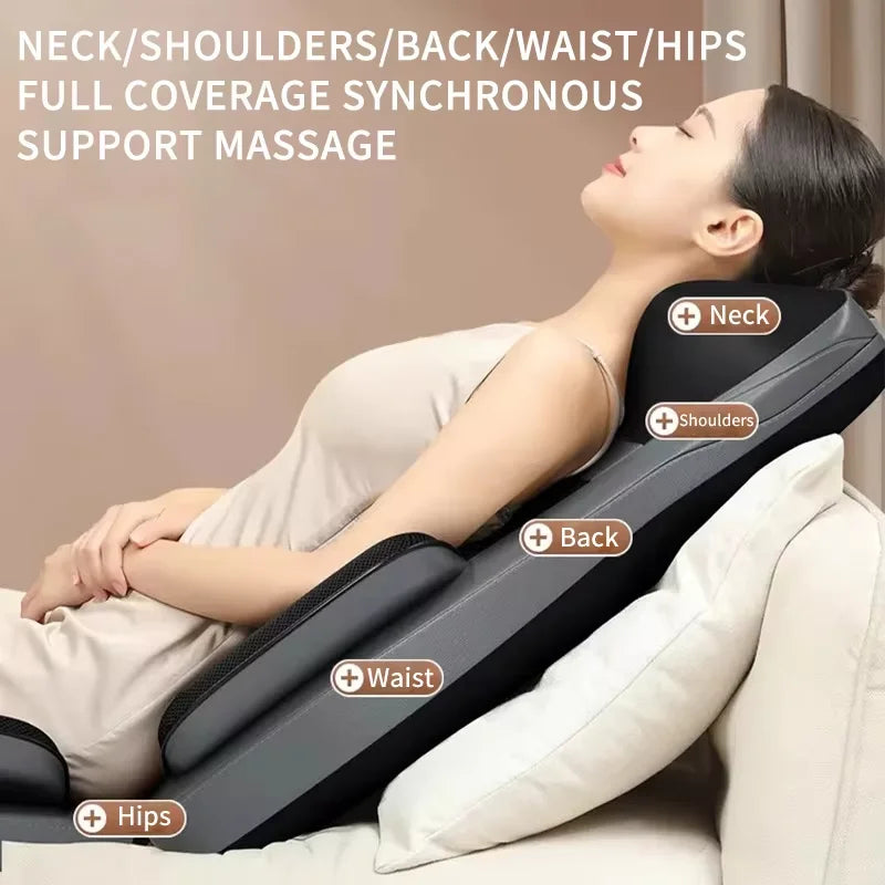 Full Body Massage Cushion 8D Kneading & Heat Therapy