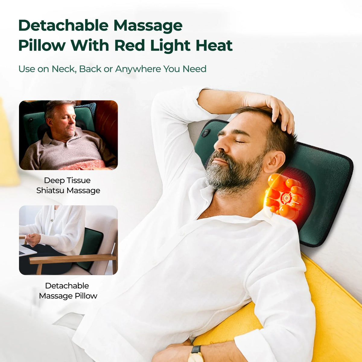 Full-Body Massage Mat 10-Point Vibration & Heat