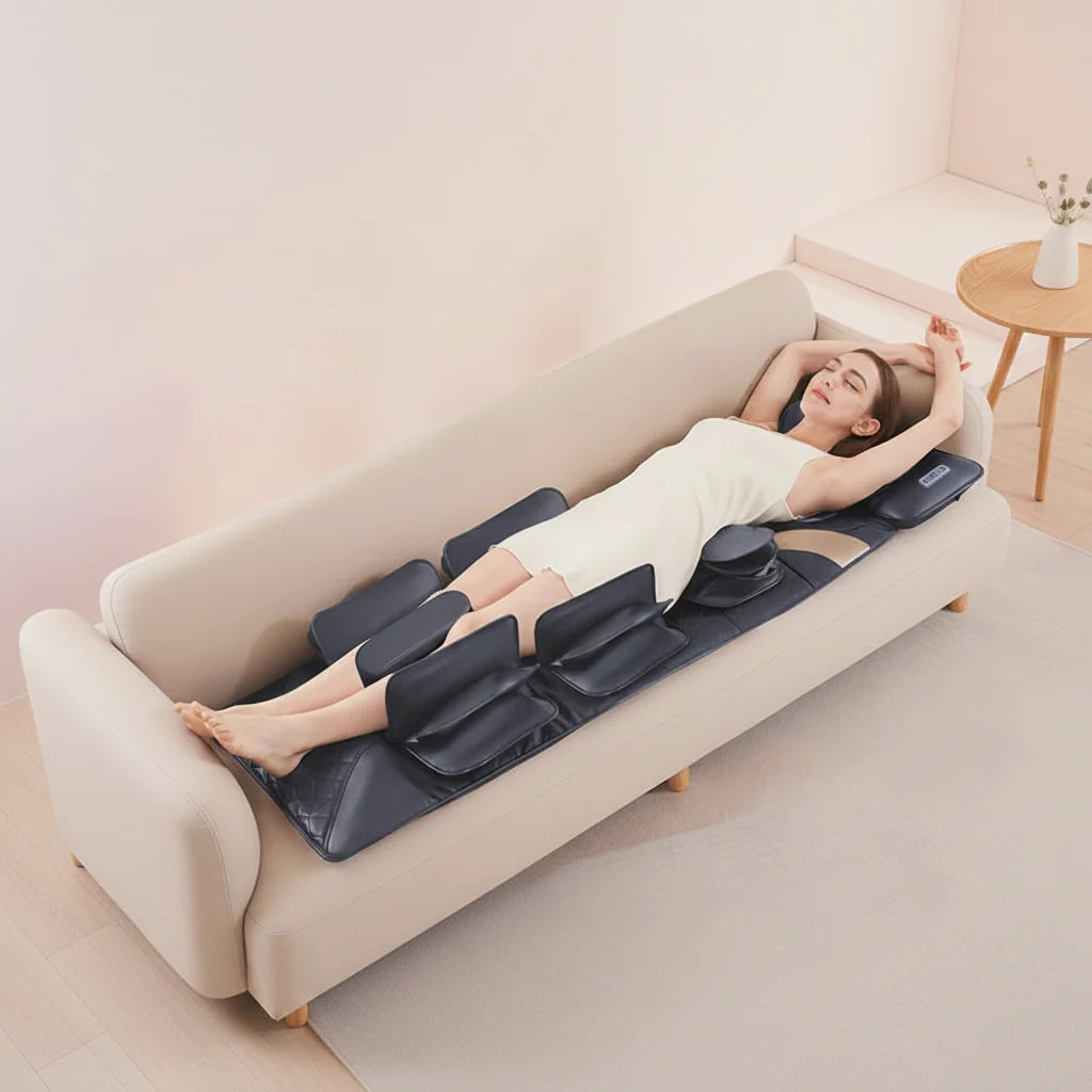 Full-Body Massage Mat Air Compression Heat & Vibration