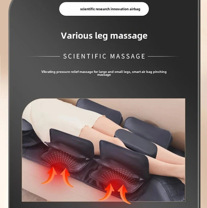 Full-Body Massage Mat Air Compression Heat & Vibration