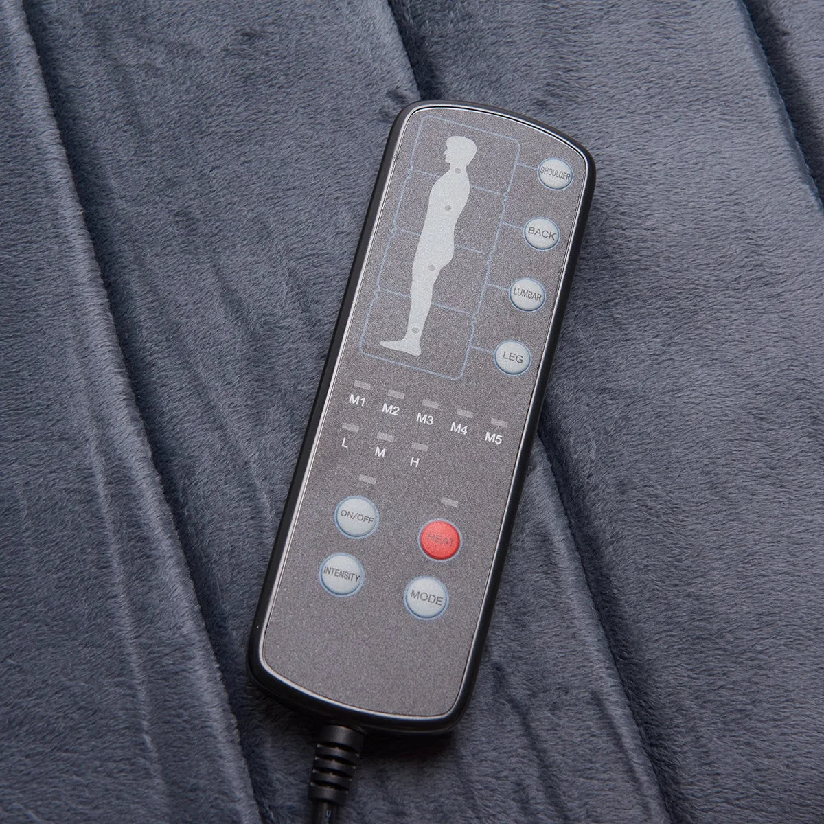Full-Body Massage Mat Heated & Vibrating 9-Point Relief