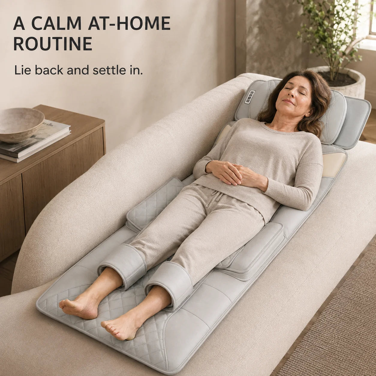 Full Body Massage Mat Neck Kneading & Heat Zones