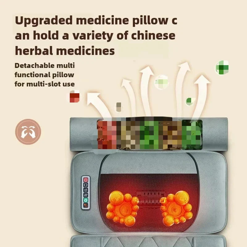 Full-Body Massage Mat Vibration, Kneading & Heat