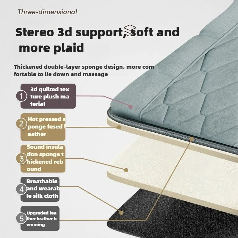 Full-Body Massage Mat Vibration, Kneading & Heat