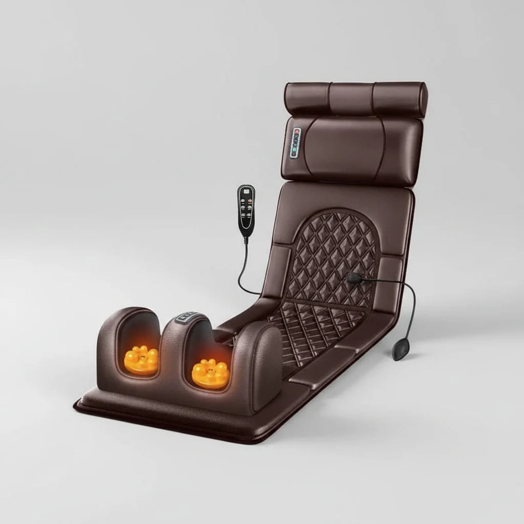 Full-Body Massage Mat Vibration, Kneading & Heat