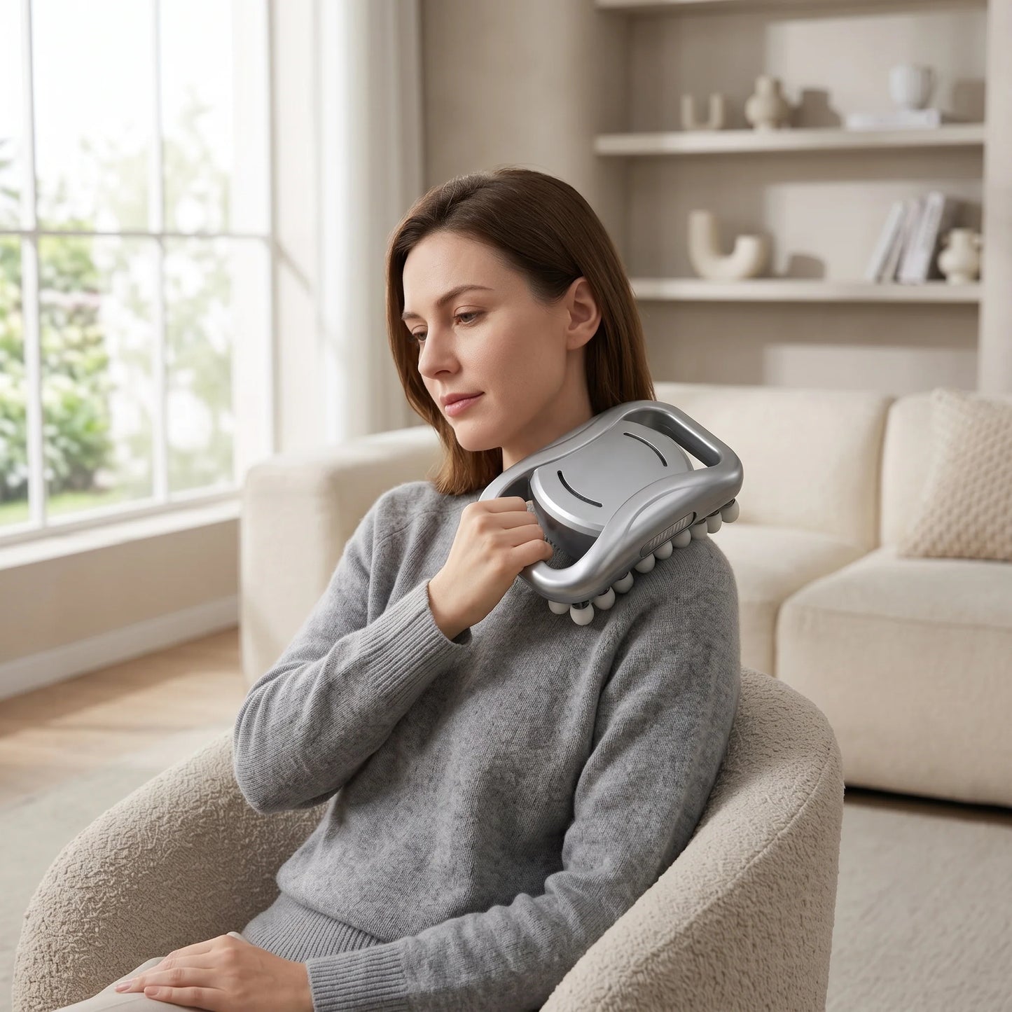 Full-Body Massager 48 Heads 9 Adjustable Levels