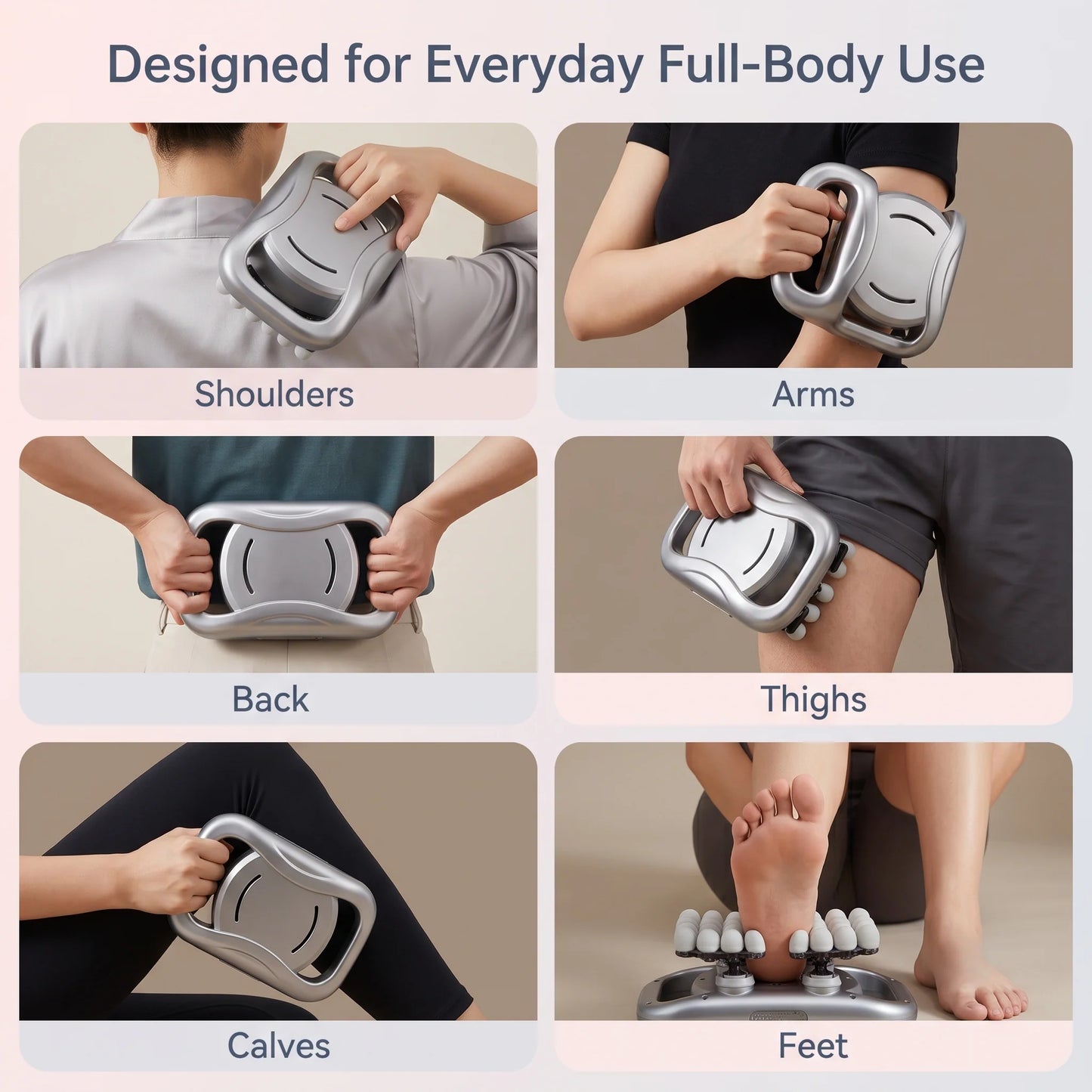 Full-Body Massager 48 Heads 9 Adjustable Levels