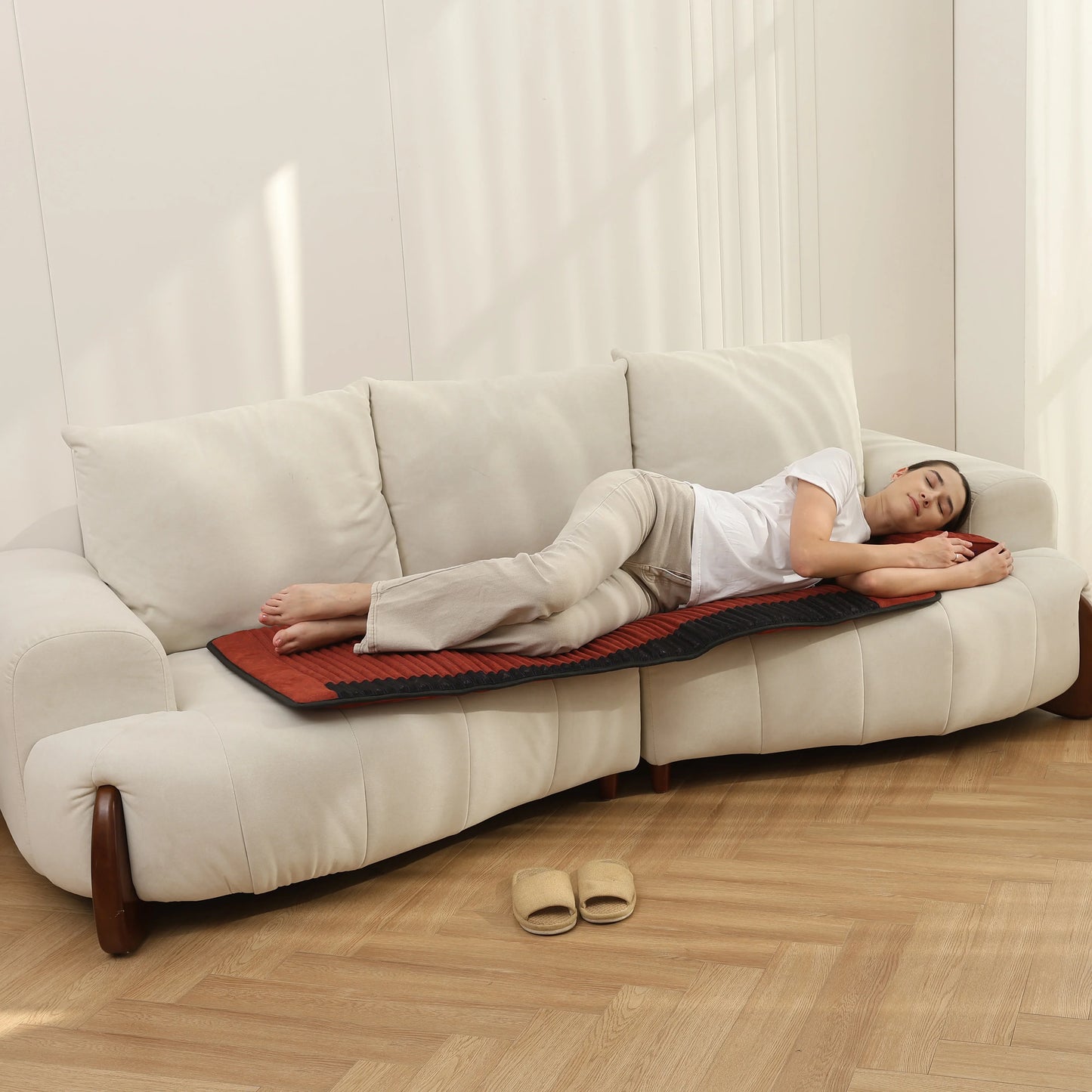 Full-Body Therapy Mat PEMF & Far-Infrared Gemstone Layer
