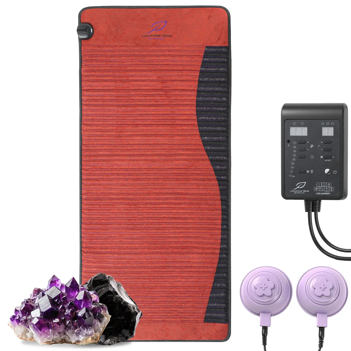 Full-Body Therapy Mat PEMF & Far-Infrared Gemstone Layer