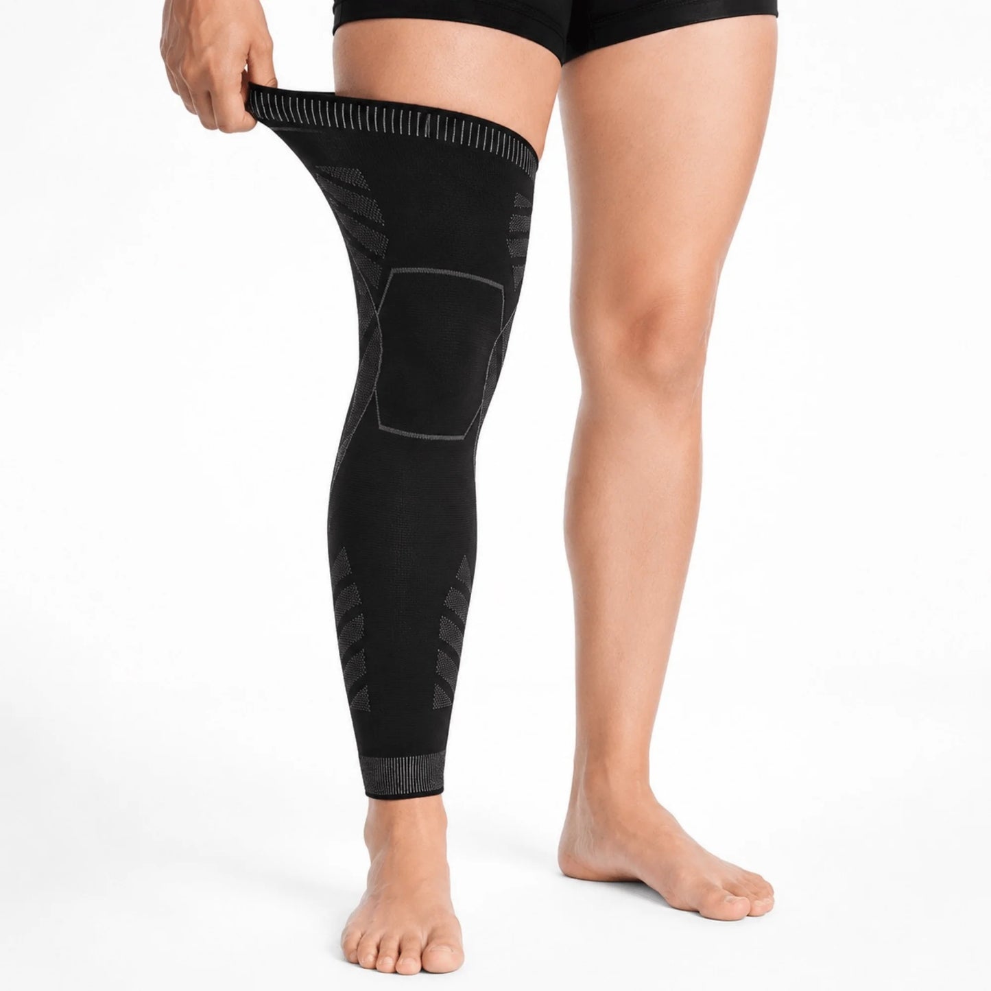 Full-Leg Compression Sleeve Non-Slip Breathable Thigh & Knee Support
