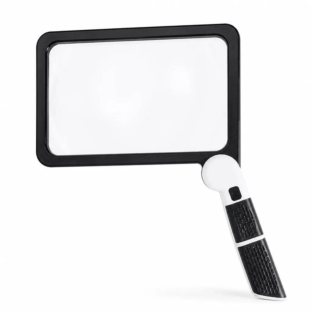 Full-Page Magnifier LED Light & Foldable Stand