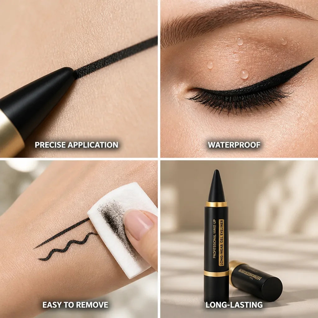 Gel Eyeliner Creamy Waterproof & Smudge-Proof