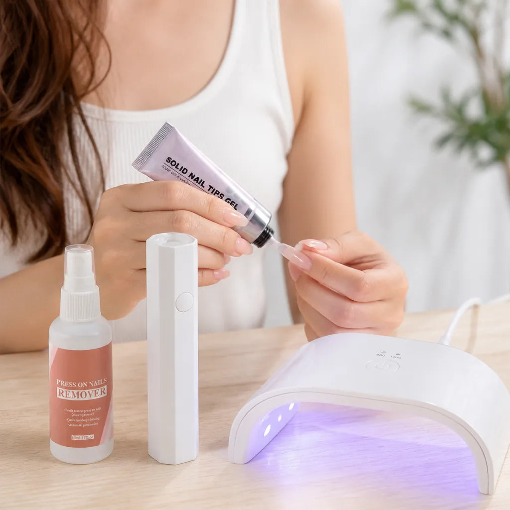 Gel Nail Kit Strong Hold & UV Lamp